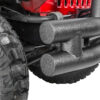 Quadratec QR3 Dual-Tube Winch Mount Bumper with Hoop for for 76-06 Jeep CJ, YJ, TJ & Unlimited