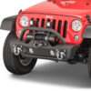 TACTIK Stubby Front Bumper with Hoop for 07-18 Jeep Wrangler JK