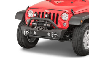 TACTIK Stubby Front Bumper with Hoop for 07-18 Jeep Wrangler JK