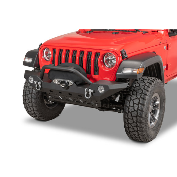 TACTIK HD Front Bumper w/ Hoop for 18-25 Jeep Wrangler JL & Gladiator JT
